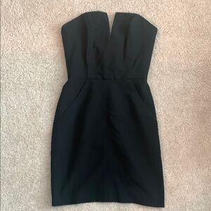 Bebe Elegant Black Strapless Dress